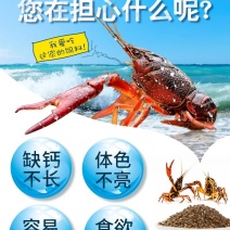 小龙虾养殖饲料28蛋白龙虾配合虾料虾粮脱壳素鳌虾水产饲料