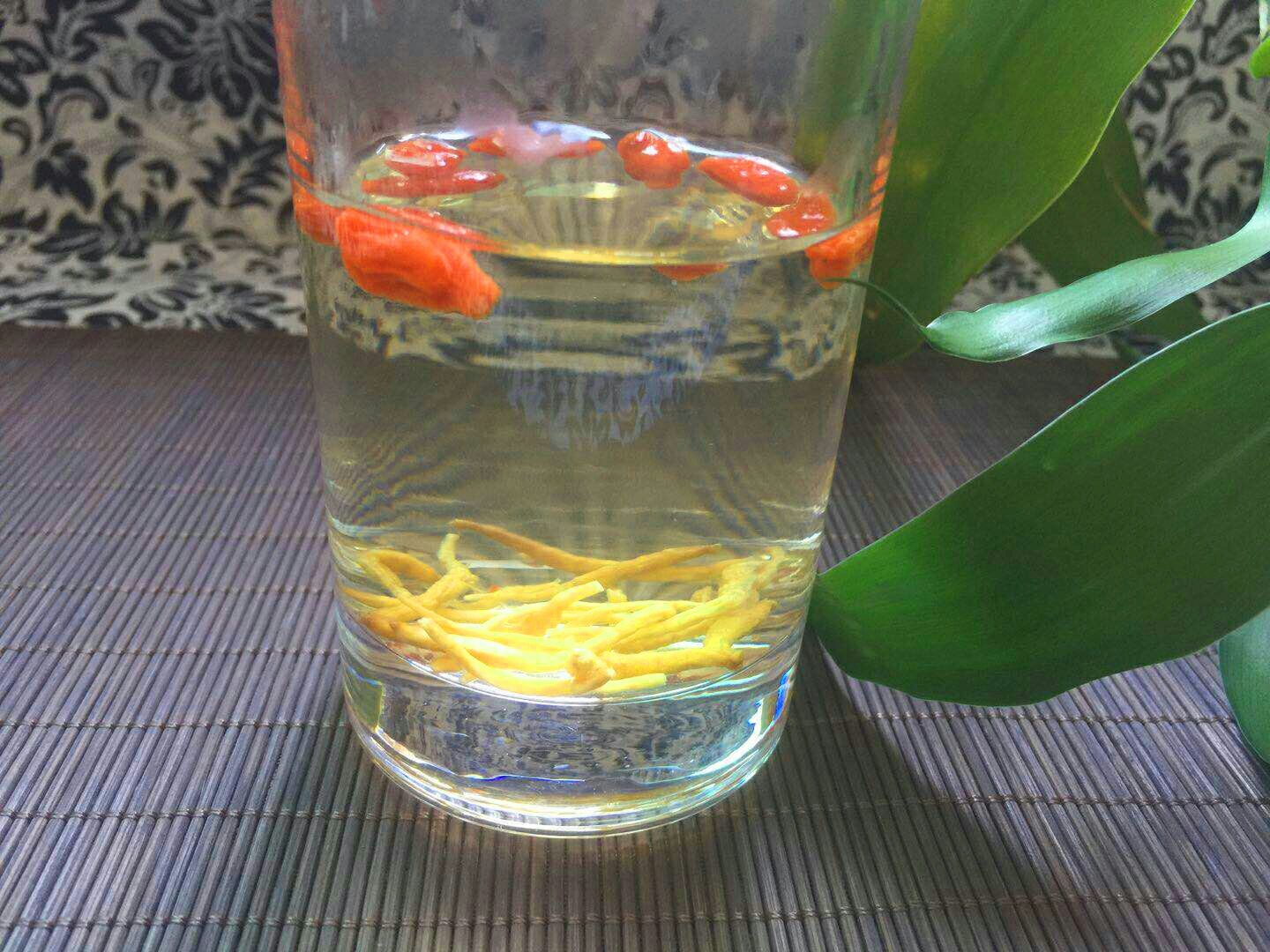 红参枸杞子茶成品展示