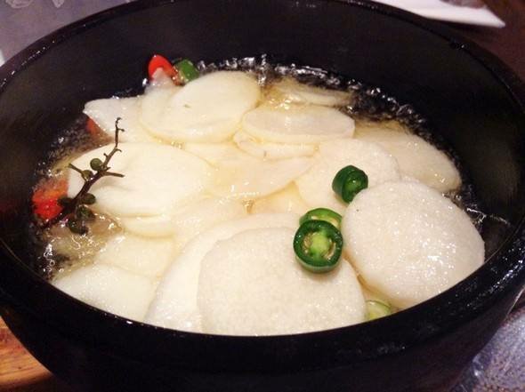 鸡内金淮山药粥成品图