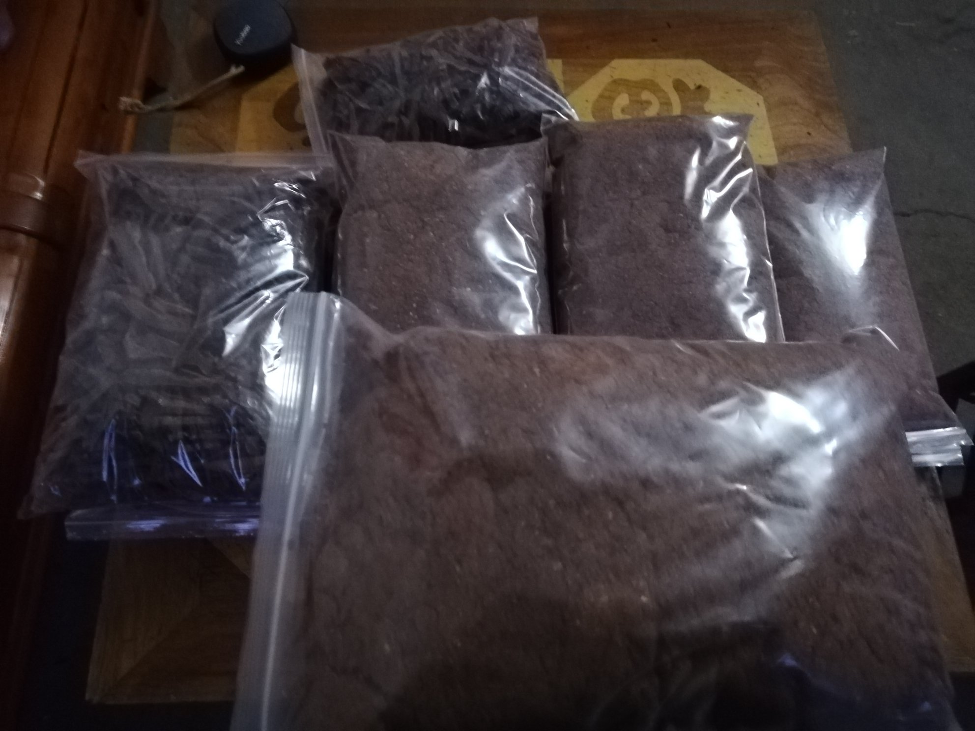 灵芝切片分装保存示意图