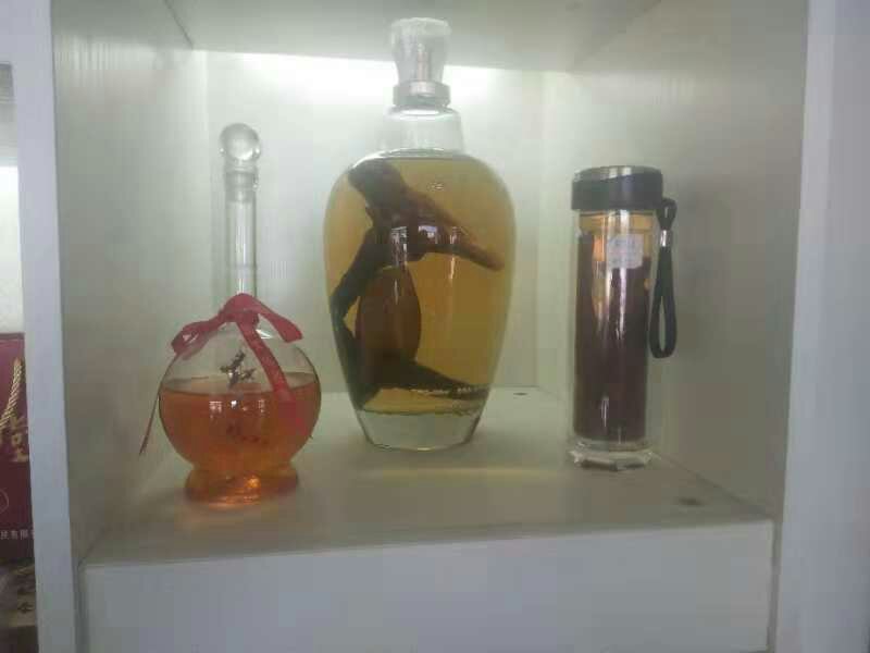 灵芝泡酒过程展示图