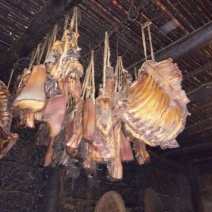 贵州兴仁大山农村腊肉