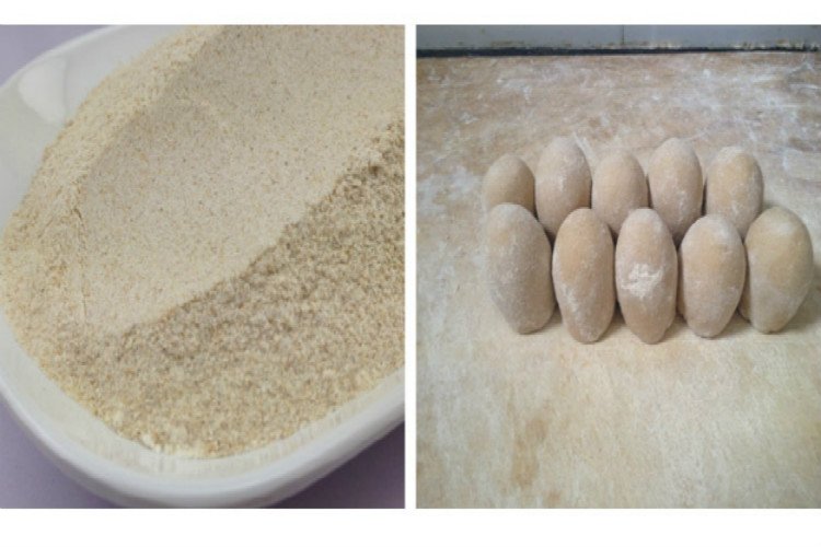 寿光小麦面粉与成品展示