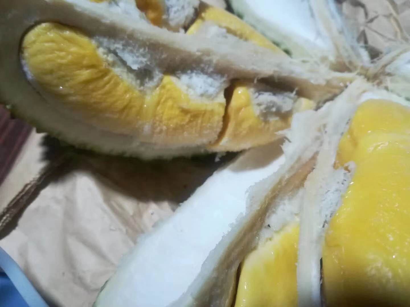 山王猫果肉切片展示,金黄饱满,质地细腻 山王猫果肉切片展示,金黄饱满,质地细腻