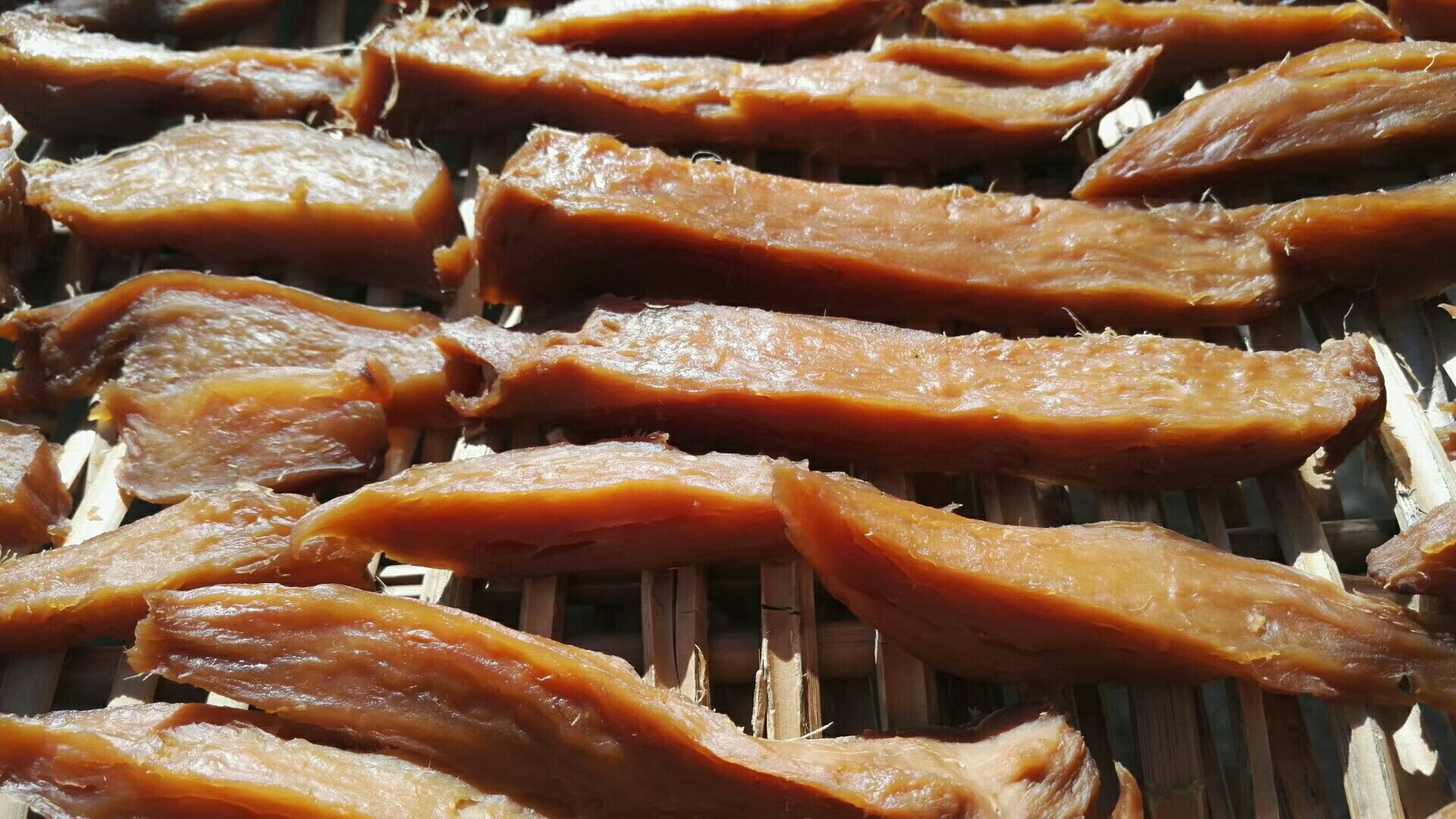 重新加热后的红薯泥制作过程