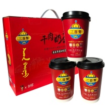 内蒙古风干牛肉干奶茶休闲干肉奶茶蒙式早餐