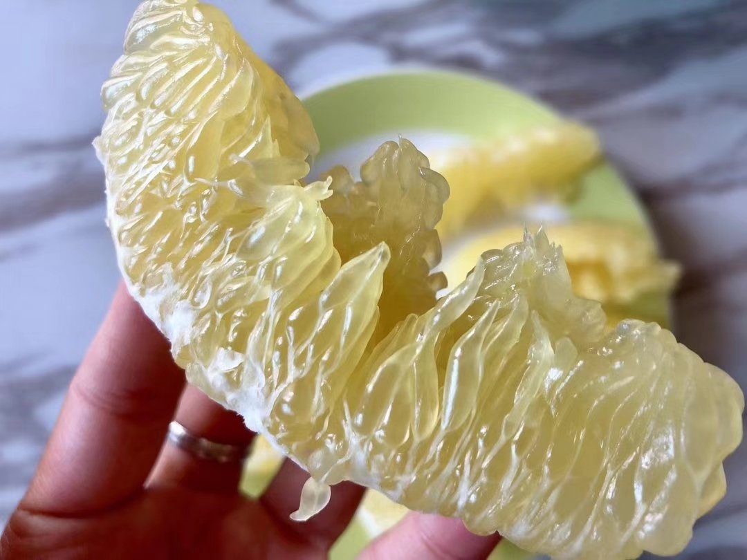 沙田柚果肉特写视频截图