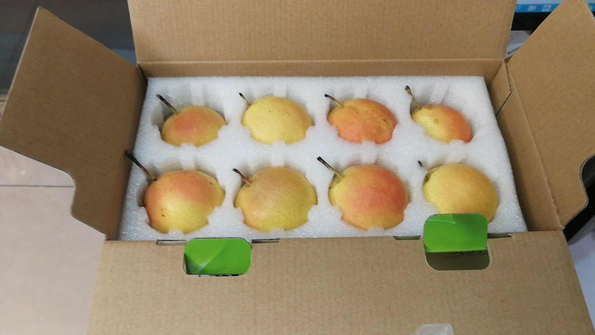 南果梨全国物流配送示意图