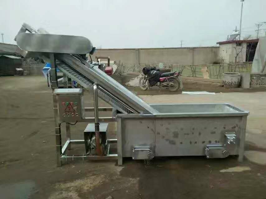 蒜米脱皮机工作场景