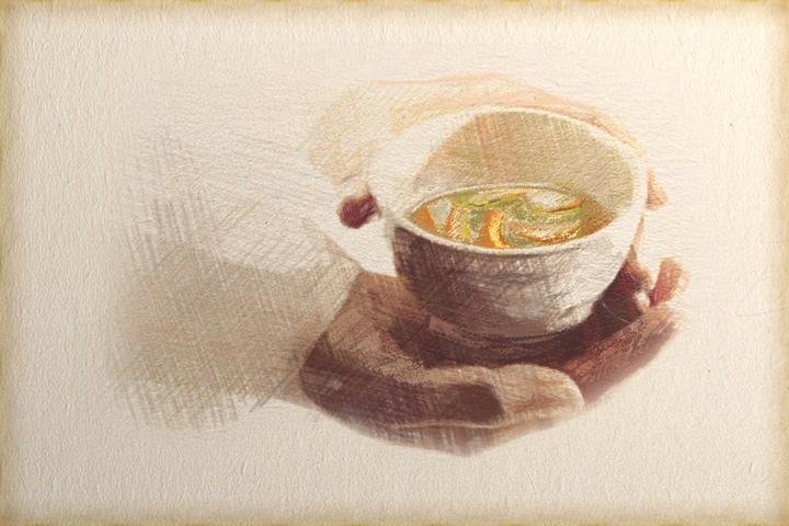 百香果陈皮水成品图