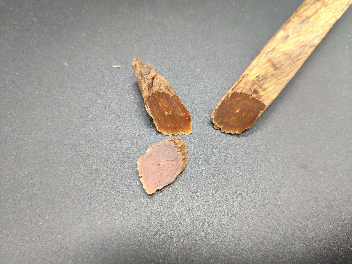 高丽参与洋参实物对比图