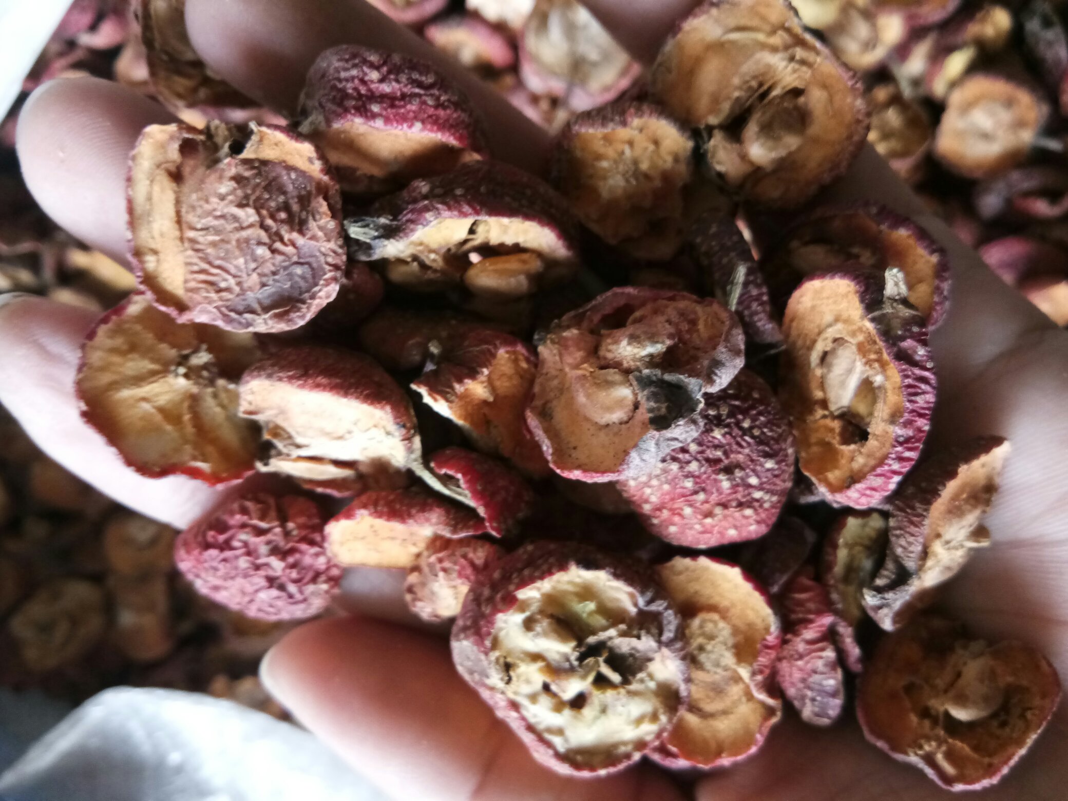 山楂干与多种食材搭配示意图