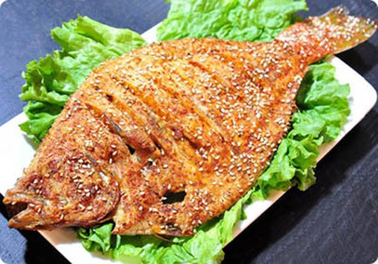 多宝鱼香煎成品图