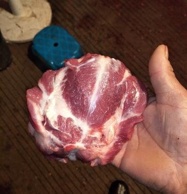 猪槽头肉图片