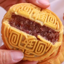 【现做现发】月饼广式老五仁月饼传统月饼批发水果月饼黑芝麻