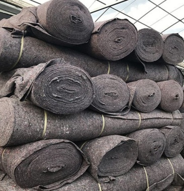 棉毡土工布毛毡布大棚保温防寒公路养护无纺布家具包装