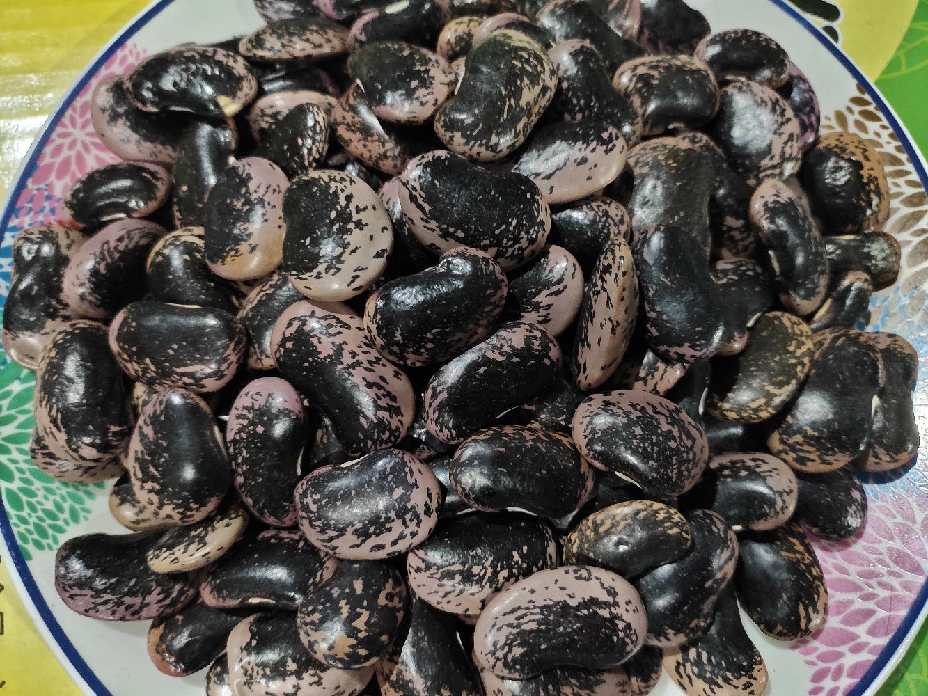 花芸豆营养餐摆盘图