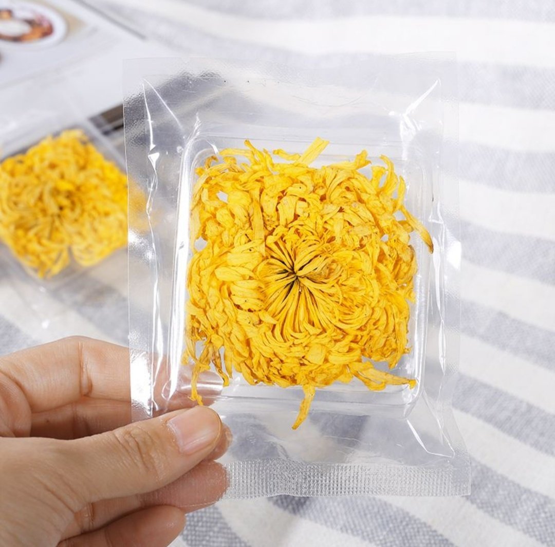 金丝皇菊陈皮枸杞成品图