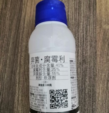 丰功杀菌剂40异菌脲腐霉利灰霉叶霉菌核病100克5桶水