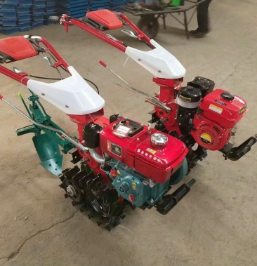 汽油柴油双链轨微耕机多功能犁地机开沟机播种施肥机