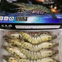 【一手货源】纯正野生越南黑虎虾支持验货产地直销