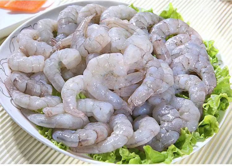 松花菜炒虾仁成品图