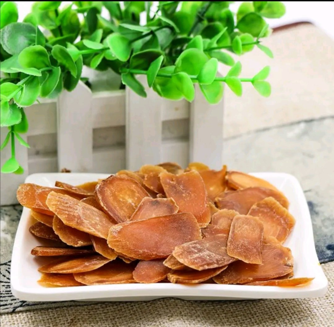 鲜人参切片成品展示