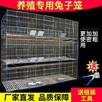 (厂家直销包邮)兔笼养殖笼12位子母兔笼9位种兔笼24位