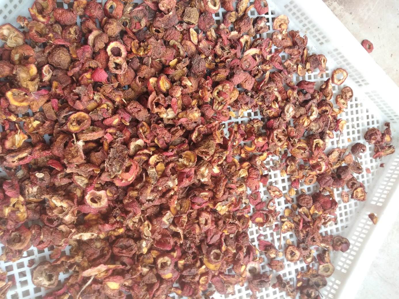 山楂干储存方式示意图