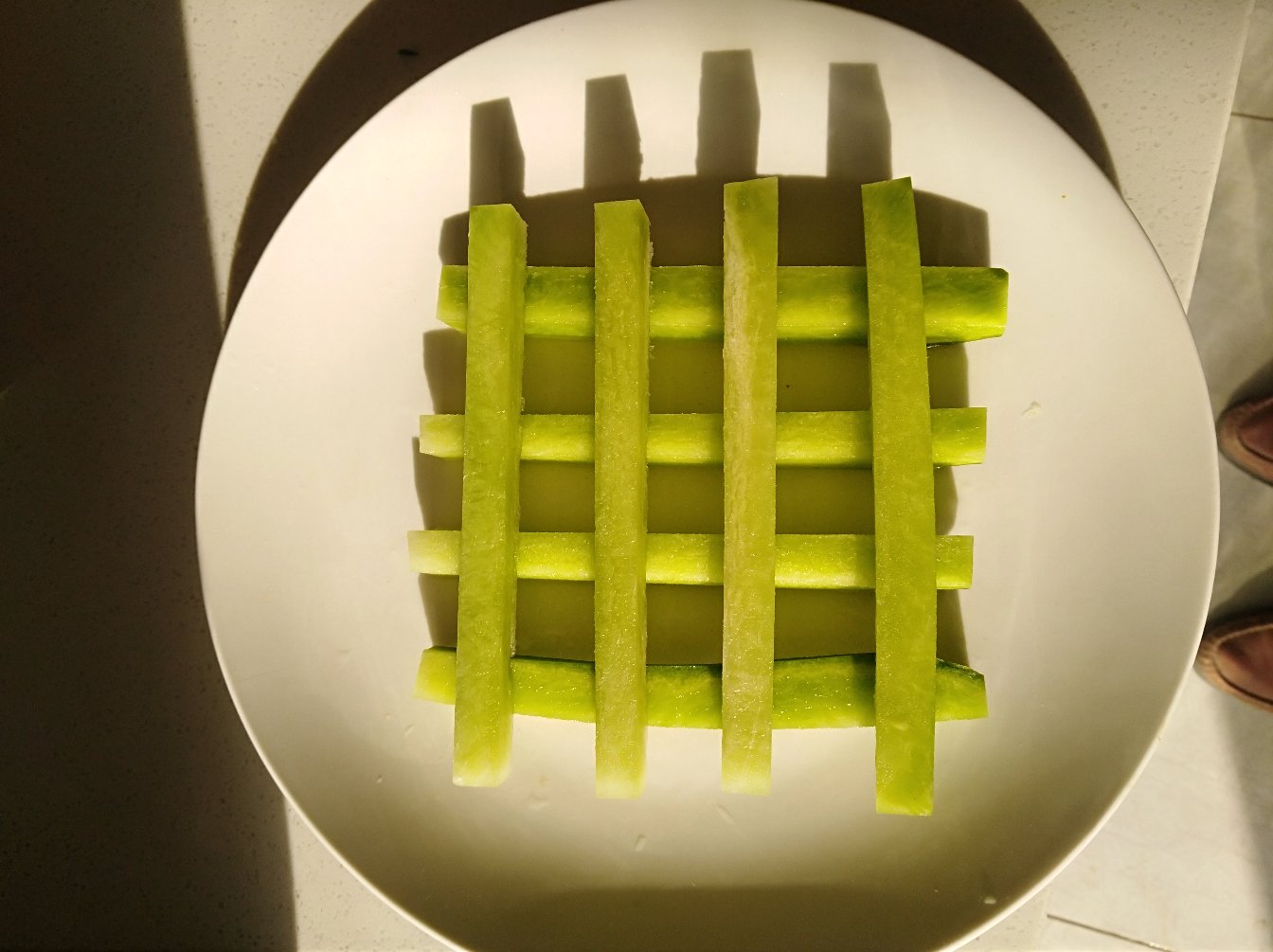 水果萝卜制作的沙拉拼盘