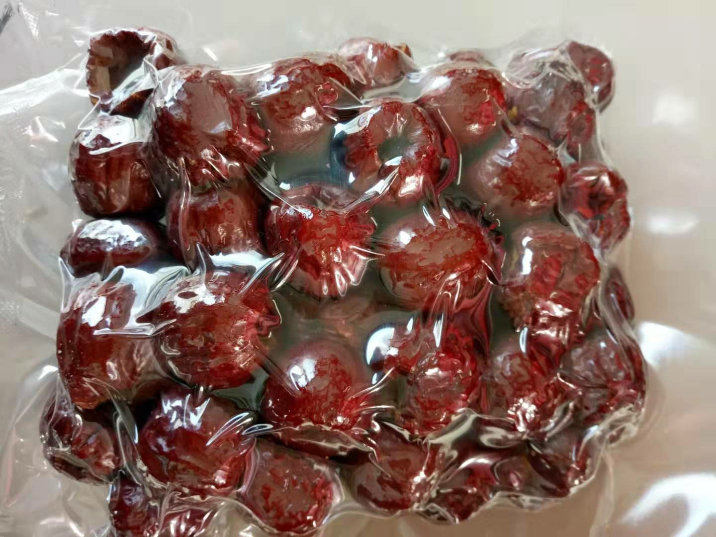 脆枣空心与传统脆枣对比图