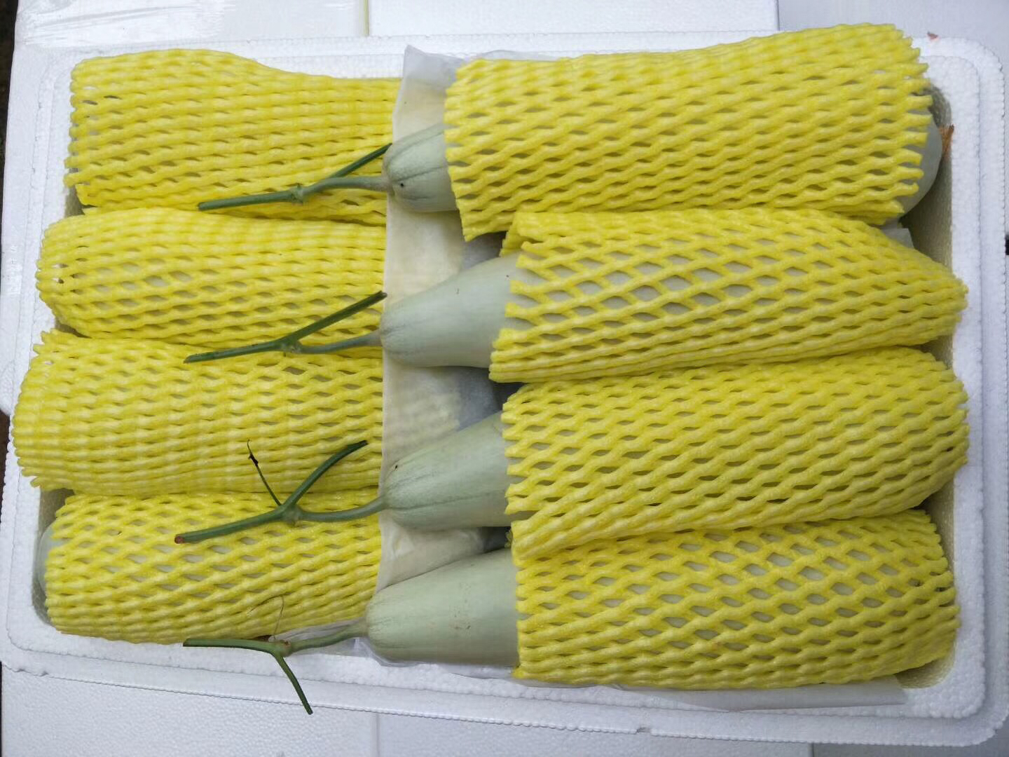 香甜蜜瓜礼盒与切块产品展示