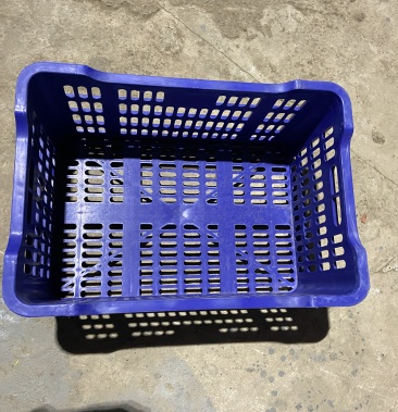 [水果筐批发]蓝色一次性水果筐价格6.80元/个 - 一亩田