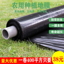 黑色地膜白色地膜加厚薄地膜塑料薄膜黑地膜农用