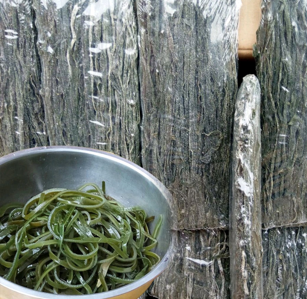 海带泡发前后对比图