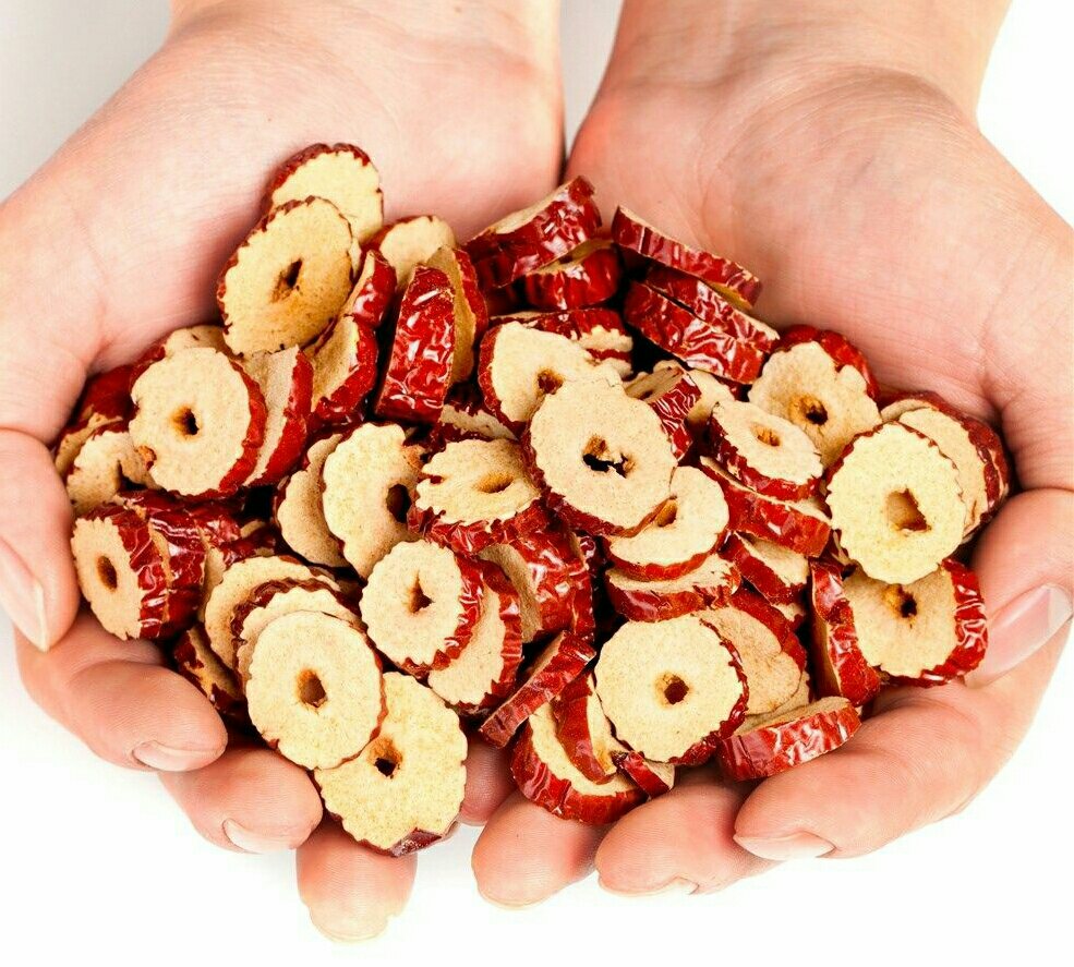 干红枣片泡水过程