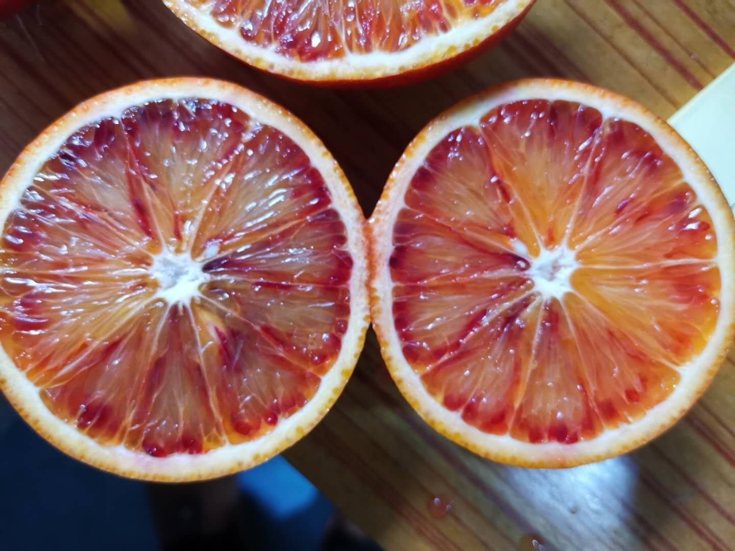 龙结血橙果肉切片