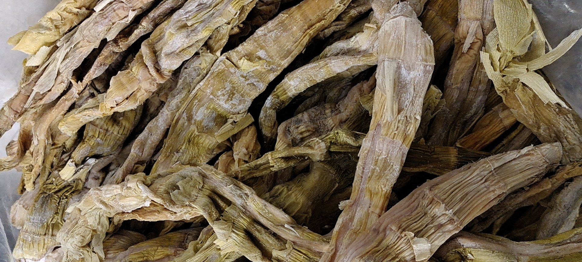 干竹笋泡发前后对比图