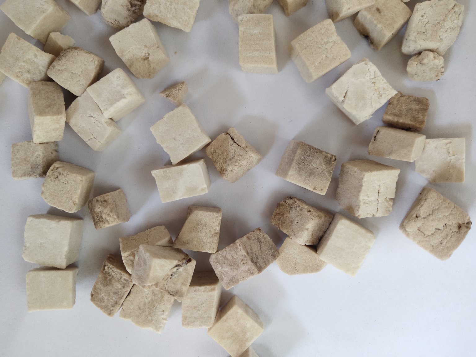 炒制白扁豆的过程