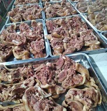 [猪头肉批发]宽的曲沟熟肉批发门市部 猪头肉价格1600元/斤 