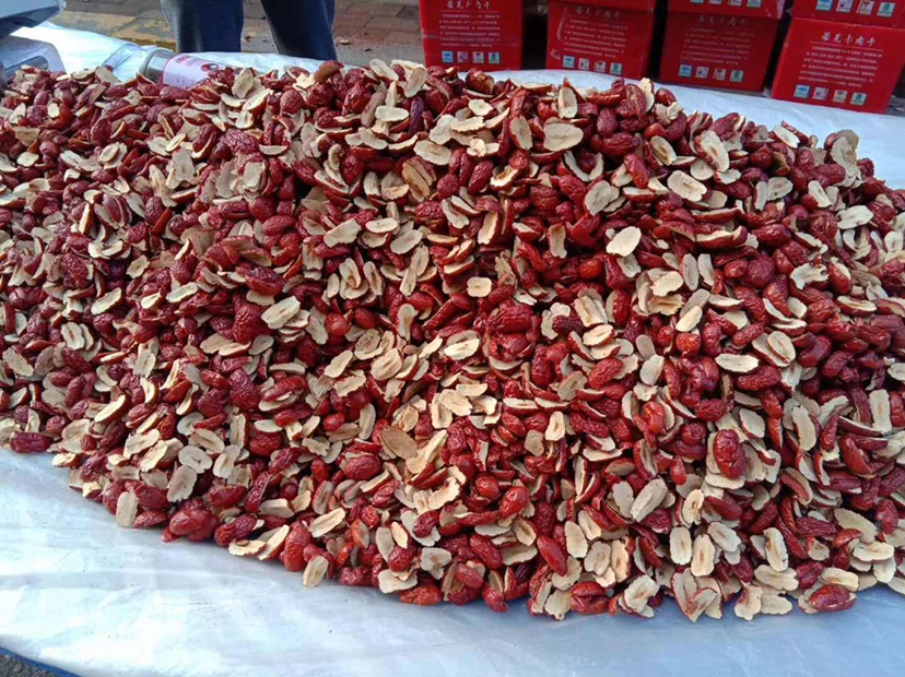 红枣炒黑成品展示