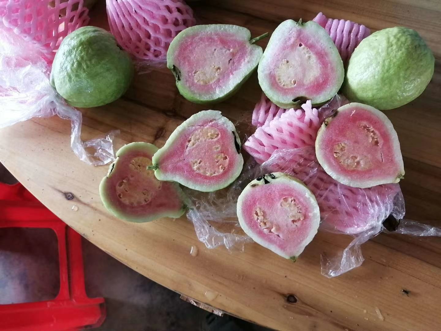 番石榴切开特写
