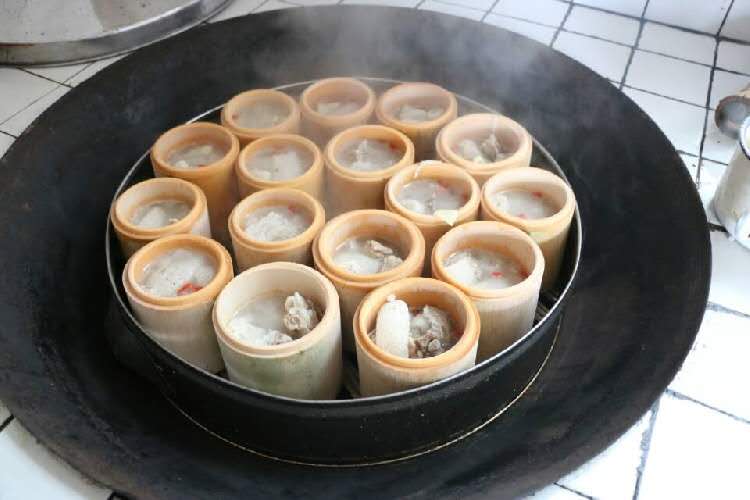 竹荪酿虾滑成品图