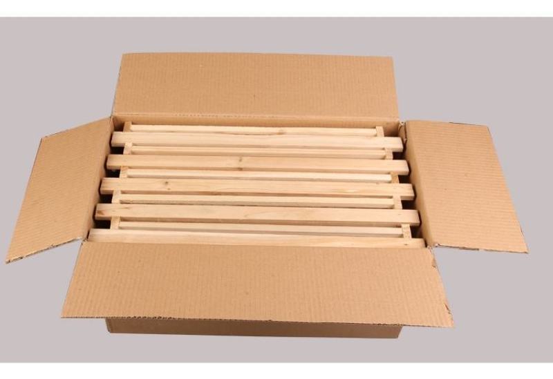 中蜂意蜂巢础带框巢框成品杉木巢脾10片装蜂蜡蜂箱全套包邮