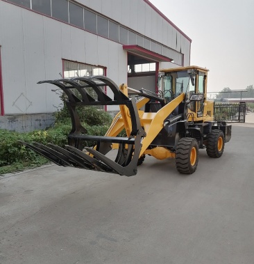 zl930抓木叉草机农林装卸运输物资回收轮式加高臂抓草机