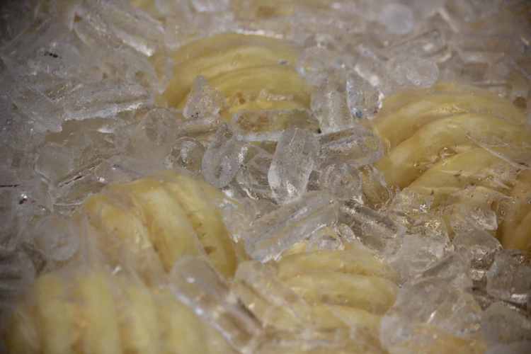 荔枝与薄荷、柠檬搭配的夏日饮品,背景为清凉的玻璃杯和冰块,营造出消暑降温的视觉感受 荔枝与夏日清凉饮品搭配图