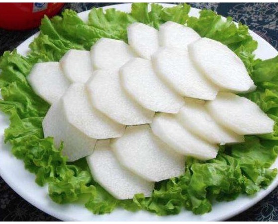 白玉山药入菜成品图