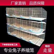 加粗24位兔笼12位养殖笼9位子母兔笼大号兔笼养殖场专用