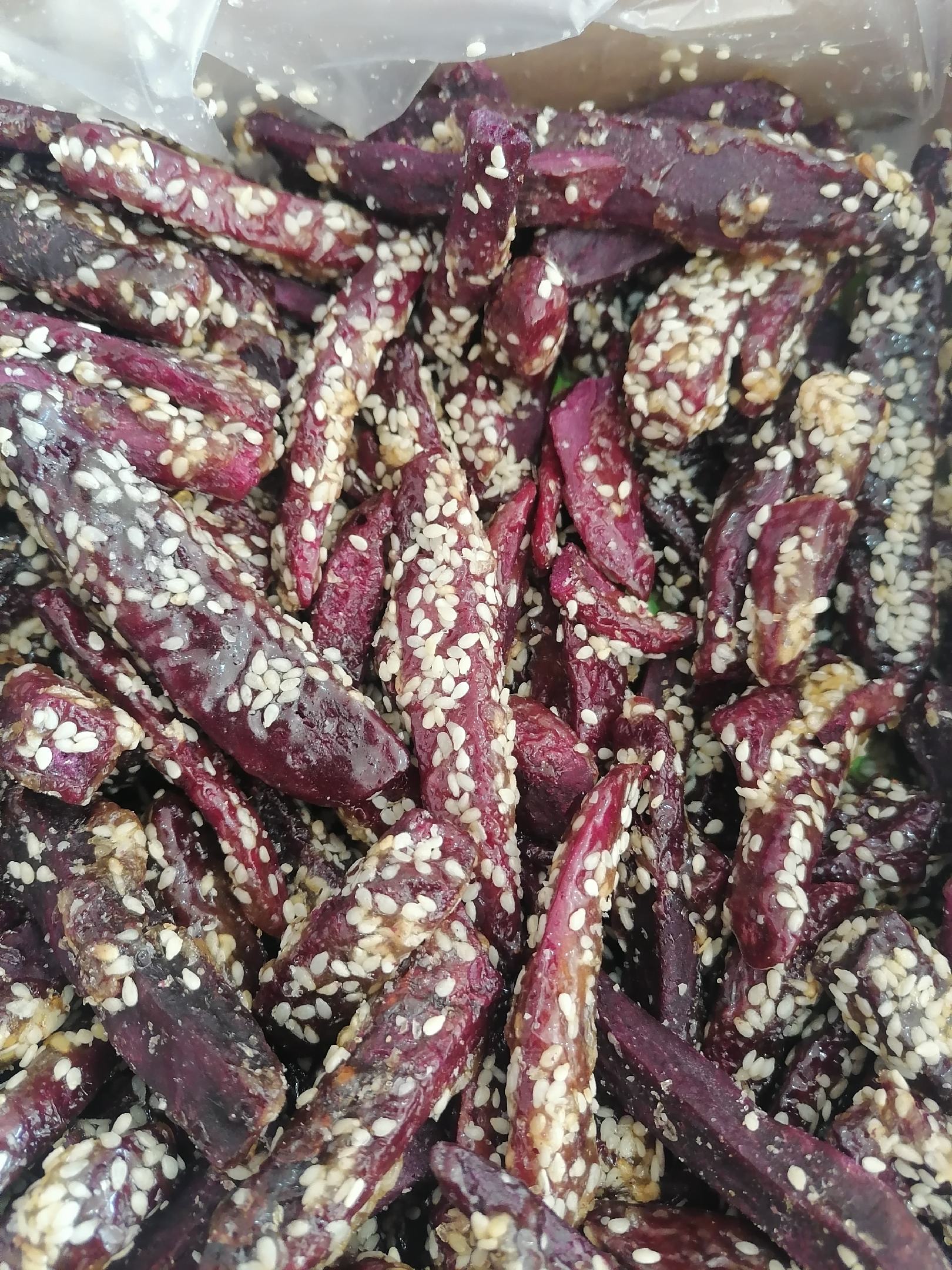 [秋葵干批发]【拔丝地瓜】拔丝紫薯拔丝秋葵拔丝地瓜网红零食爆品零食