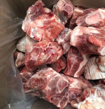 国产带腱后腿骨切块多肉猪骨头